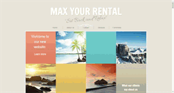 Desktop Screenshot of maxyourrental.com